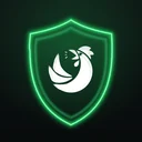 Marca do GuardaLead — escudo neon verde